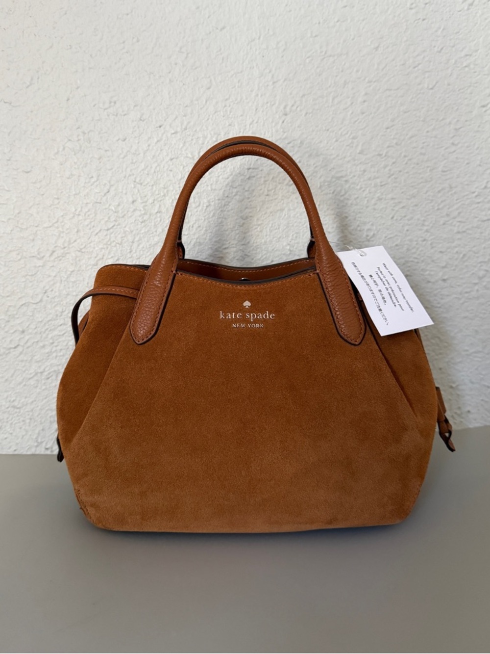 NWT‎ KATE SPADE Dumpling Suede Small Satchel